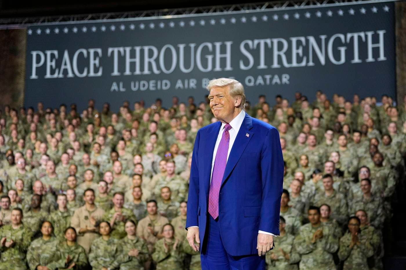 Trump announces end of military operations against Iran by ...?